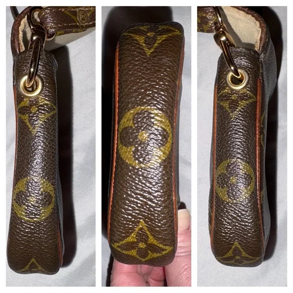 Louis Vuitton VINTAGE Mini Pouch (professionally repaired; read details) - Picture 14 of 14